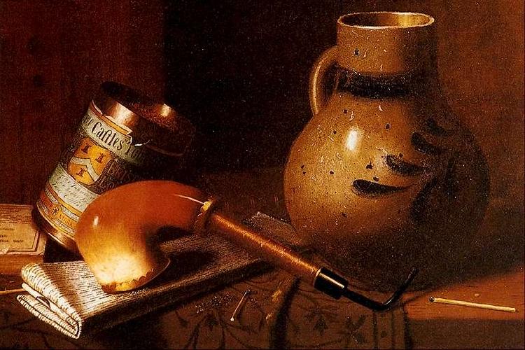 William Michael Harnett Still Life with Pipe and Tobacco oil painting picture